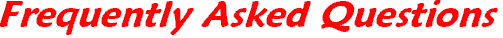 Frequently Asked Questions